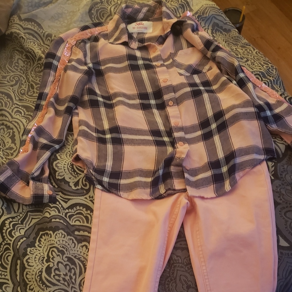 Size 12 pants and shirt